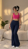 لگ ورزشی زنانه بوت کات فلامنت اسلیم افکت